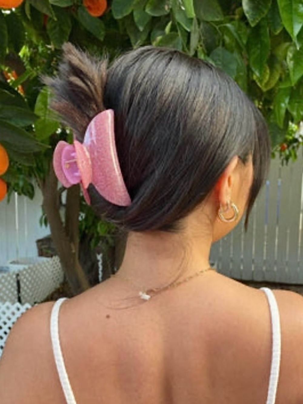Insert Name Here Hair Pink Glitter Jelly Claw Clip - Non-Slip Extra Durable Clip - Picture 13 of 15